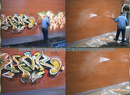 REMOCION DE GRAFITI EN MAMPOSTERIA